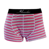 Mens Solid Grey Boxer Briefs - Cotton Underwear Trunk for Men - Amedeo Exclusive